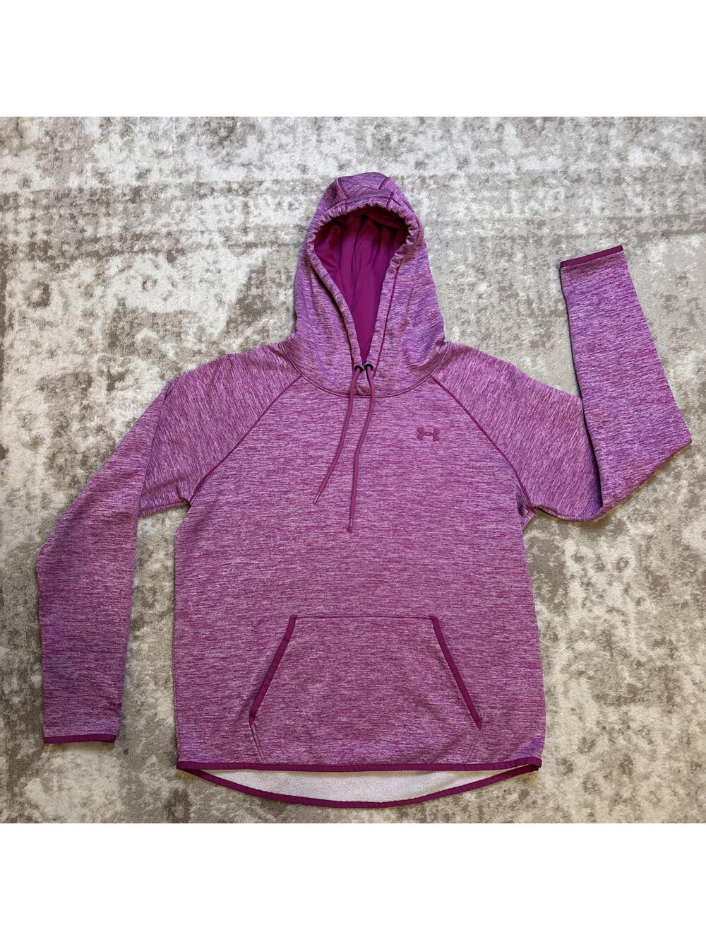 Under Armour Women's Size M? Pullover Hoodie Loose Coldgear Purple Long Sleeve